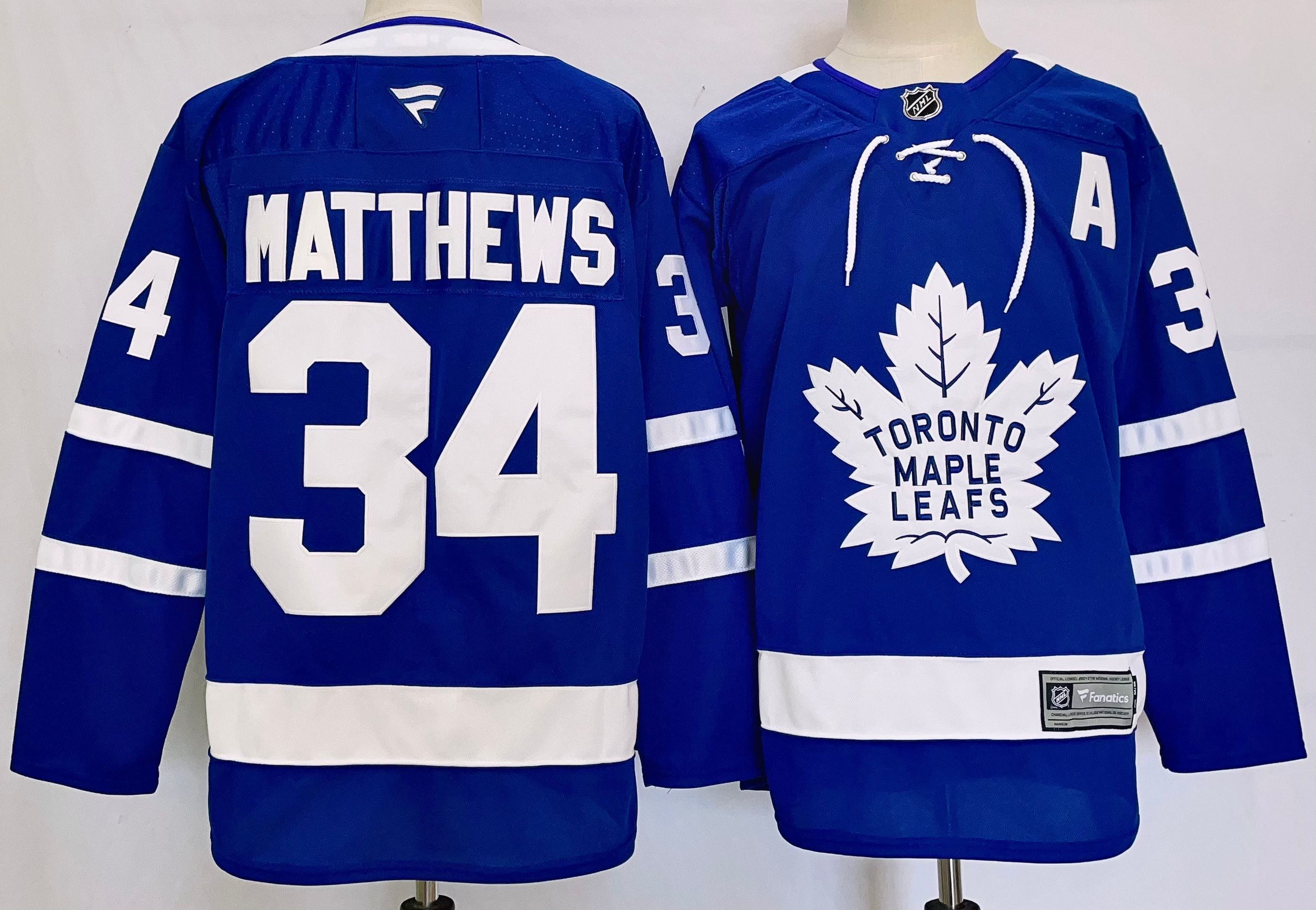 Men Toronto Maple Leafs #34 Matthews Blue 2025 Home Premier Player NHL Jersey style 1->toronto maple leafs->NHL Jersey